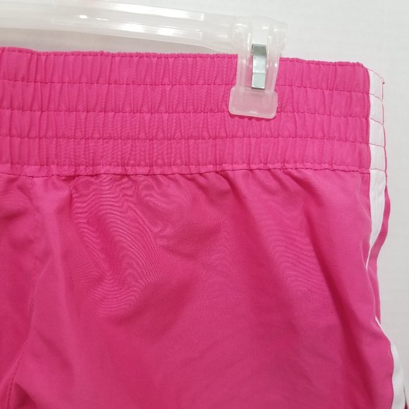 Xhilaration shorts Large running athletic workout tuxedo stripe pull on waist - Picture 7 of 15
